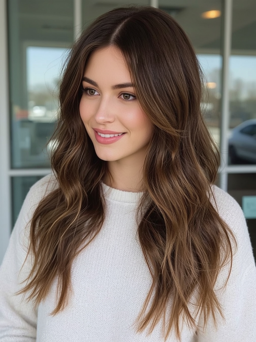 Caramel Balayage: Muted Caramel