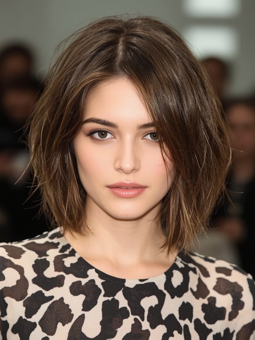 Angled Bob Haircut: Stacked Sensation