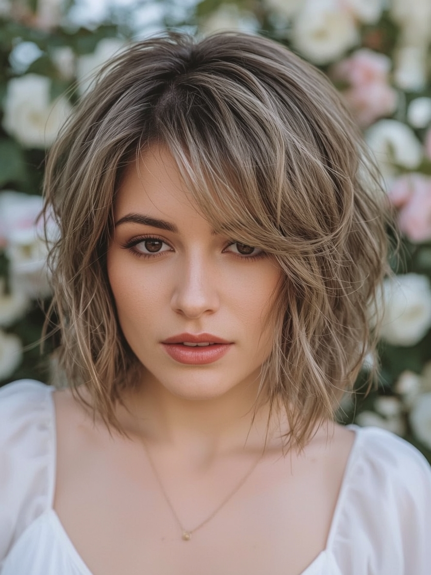 Angled Bob Haircut: Classic Chic