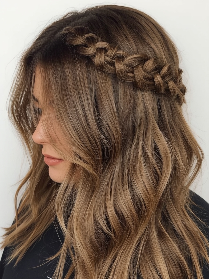 Deep conditioning Honey Brown Balayage