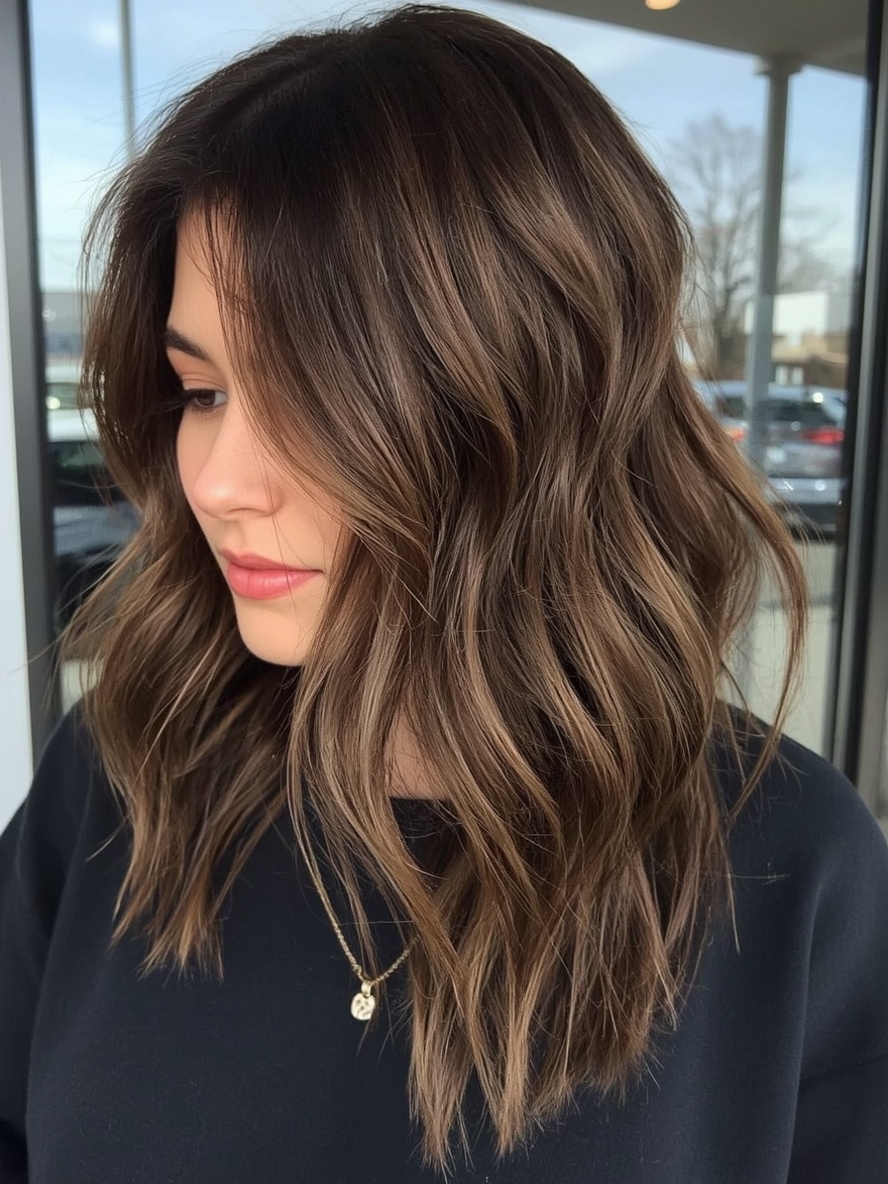 Caramel Balayage: Copper Kissed