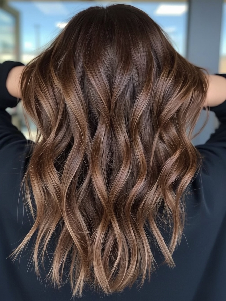 Caramel Balayage: Caramelized Chestnut