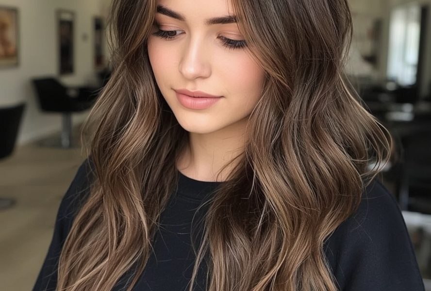 Caramel Balayage: Dark Chocolate Drizzle