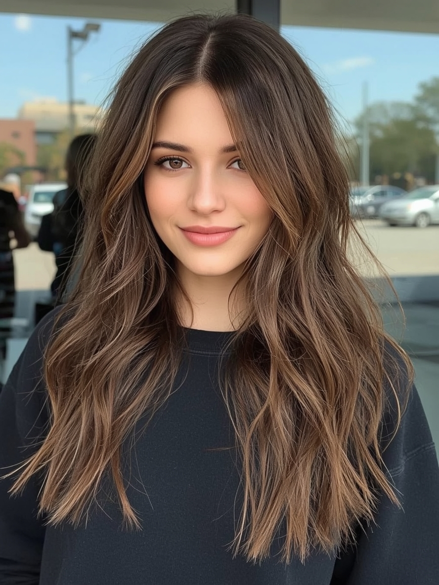 Caramel Balayage: Butterscotch Swirl