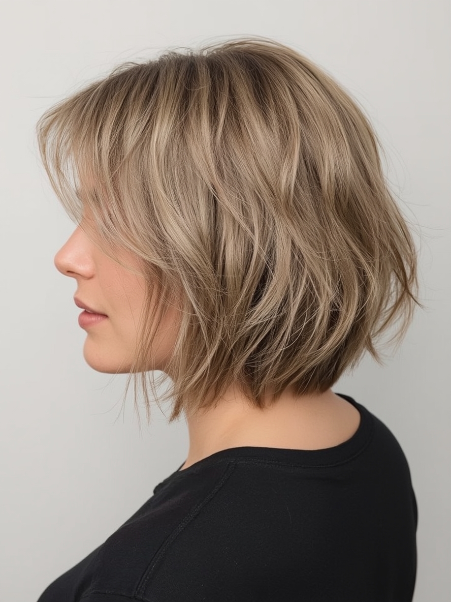 Shoulder Length Hair Thin Fine: Braided Crown