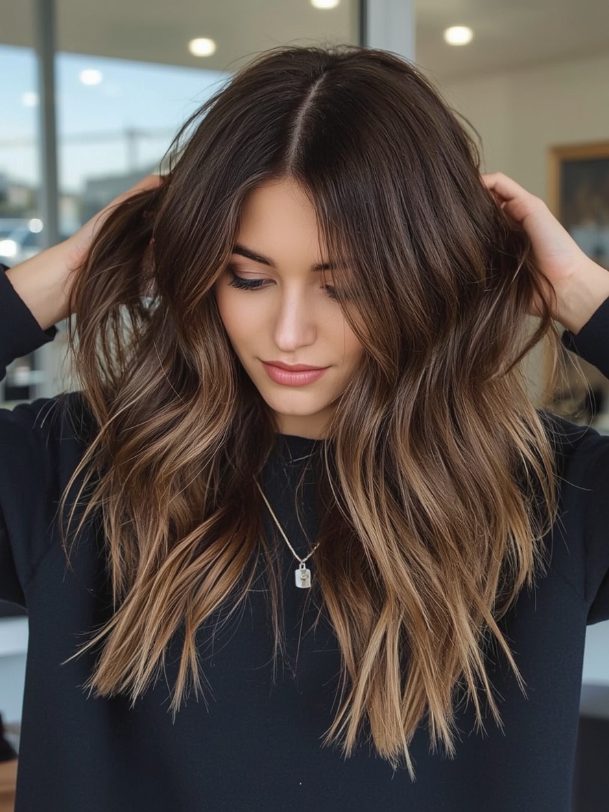 Caramel Balayage: Espresso Kissed