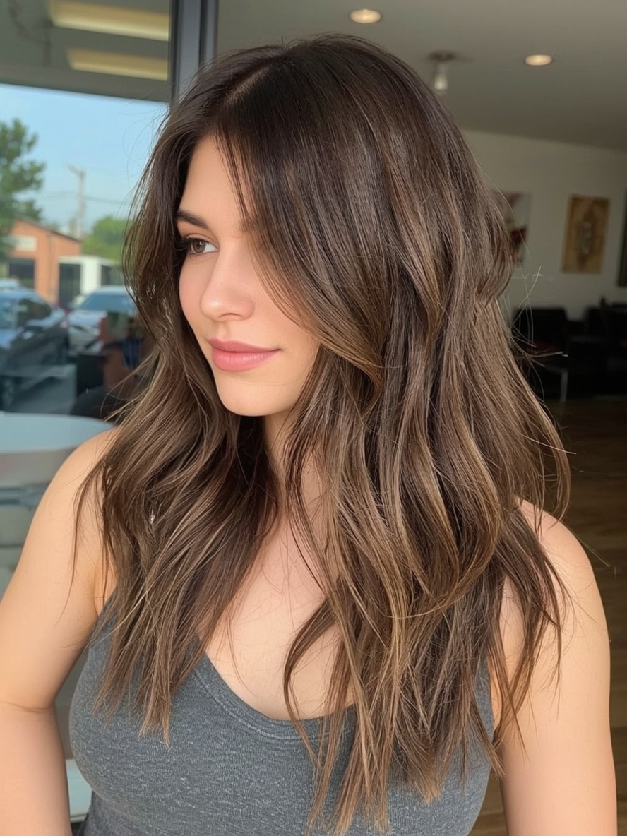Caramel Balayage: Cinnamon Spice