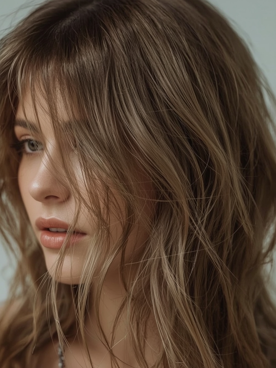 Shoulder Length Hair Thin Fine: Blunt Cut with Subtle Texture