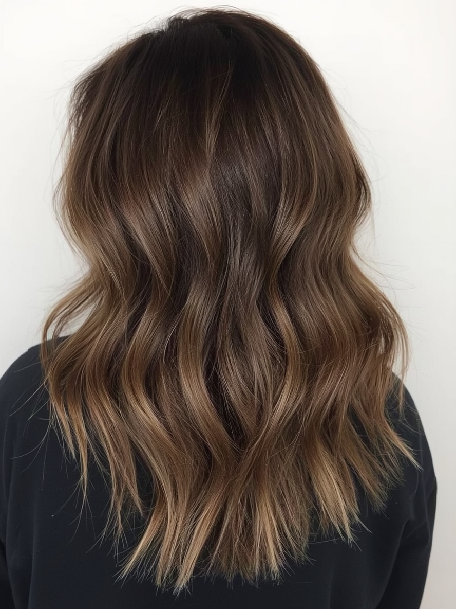 Sleek Honey Brown Balayage