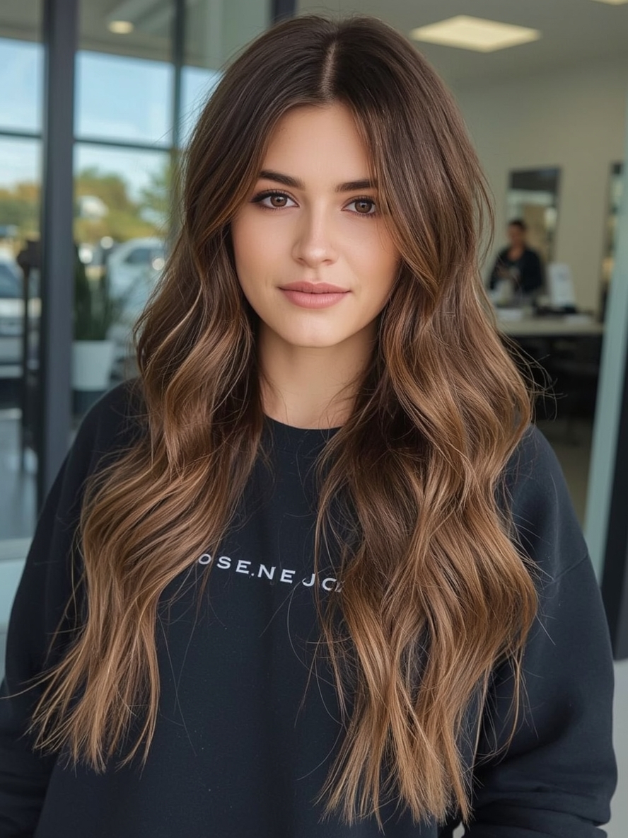 Caramel Balayage: Bronzed Beauty