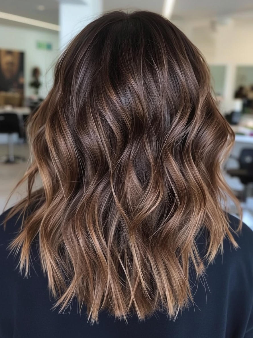Caramel Balayage: Chocolate Caramel Swirl