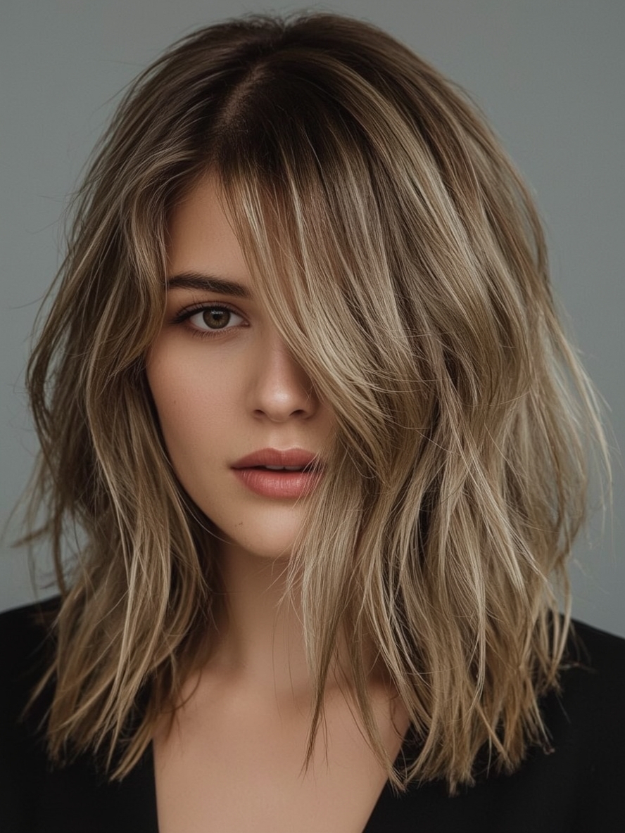 Shoulder Length Hair Thin Fine: Softly Layered Waves